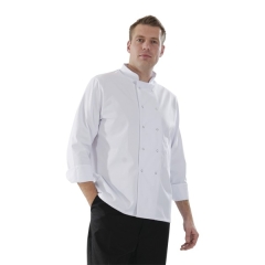 Veste de travail blanche cuisinier personnalisable 1516130 BP - VPA