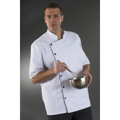 Veste cuisine best sale manche courte