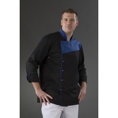 Veste noire de cuisine avec...