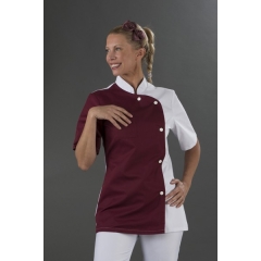 Tunique Col mao Brodeaux