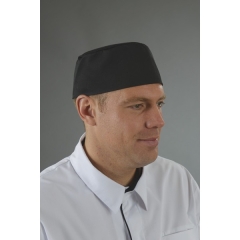 Toque cuisine plate noire