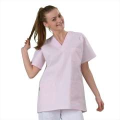 Sarrau medical rayée Rose...