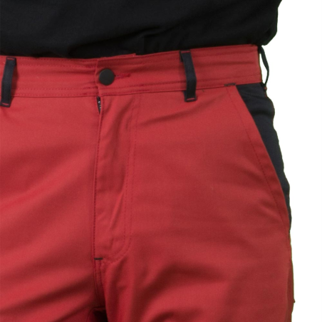 Pantalon de travail rouge