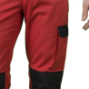 Pantalon de travail rouge