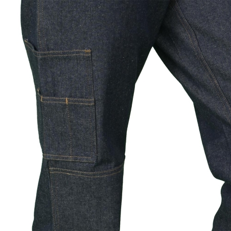 Pantalon de travail en jean bleu