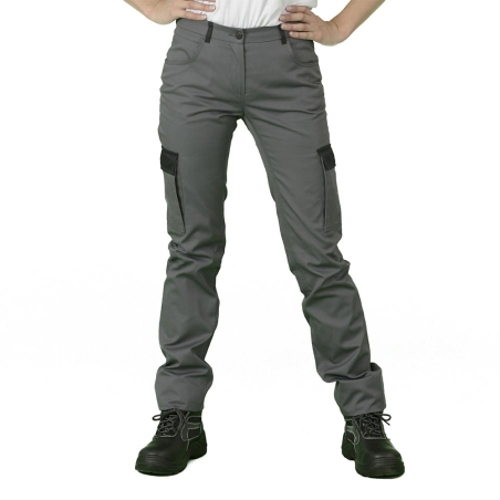 Pantalon de travail femme Gris Noir