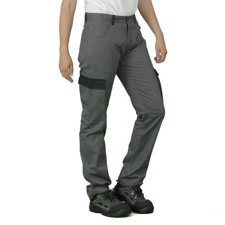 Pantalon de travail femme Gris Noir