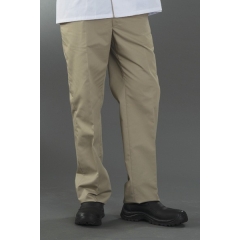 Pantalon de cuisine homme noir et blanc rayé (style 5 poches