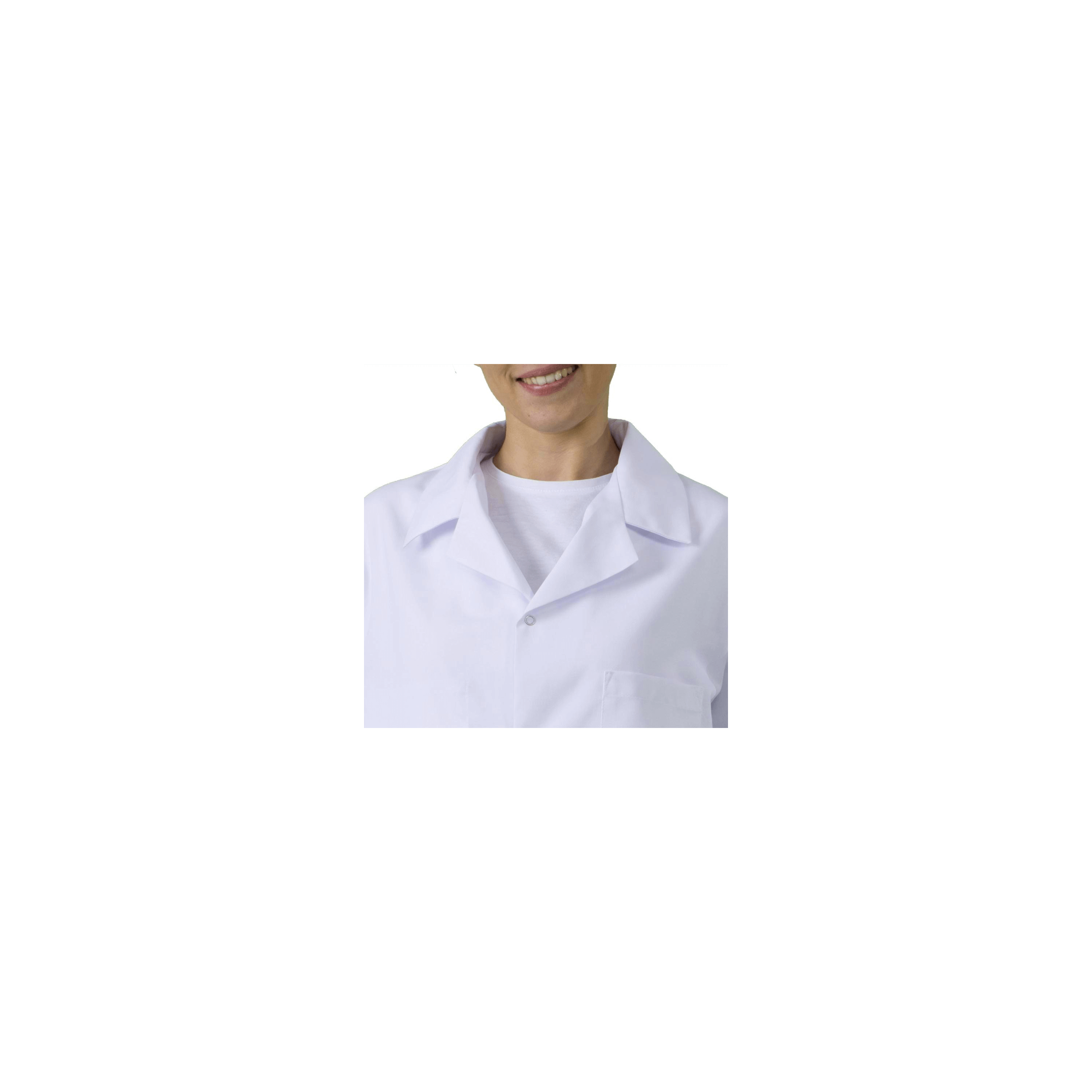 Generic Blouse Blanche Femme Chimie Medical, 100% Coton, Coupe