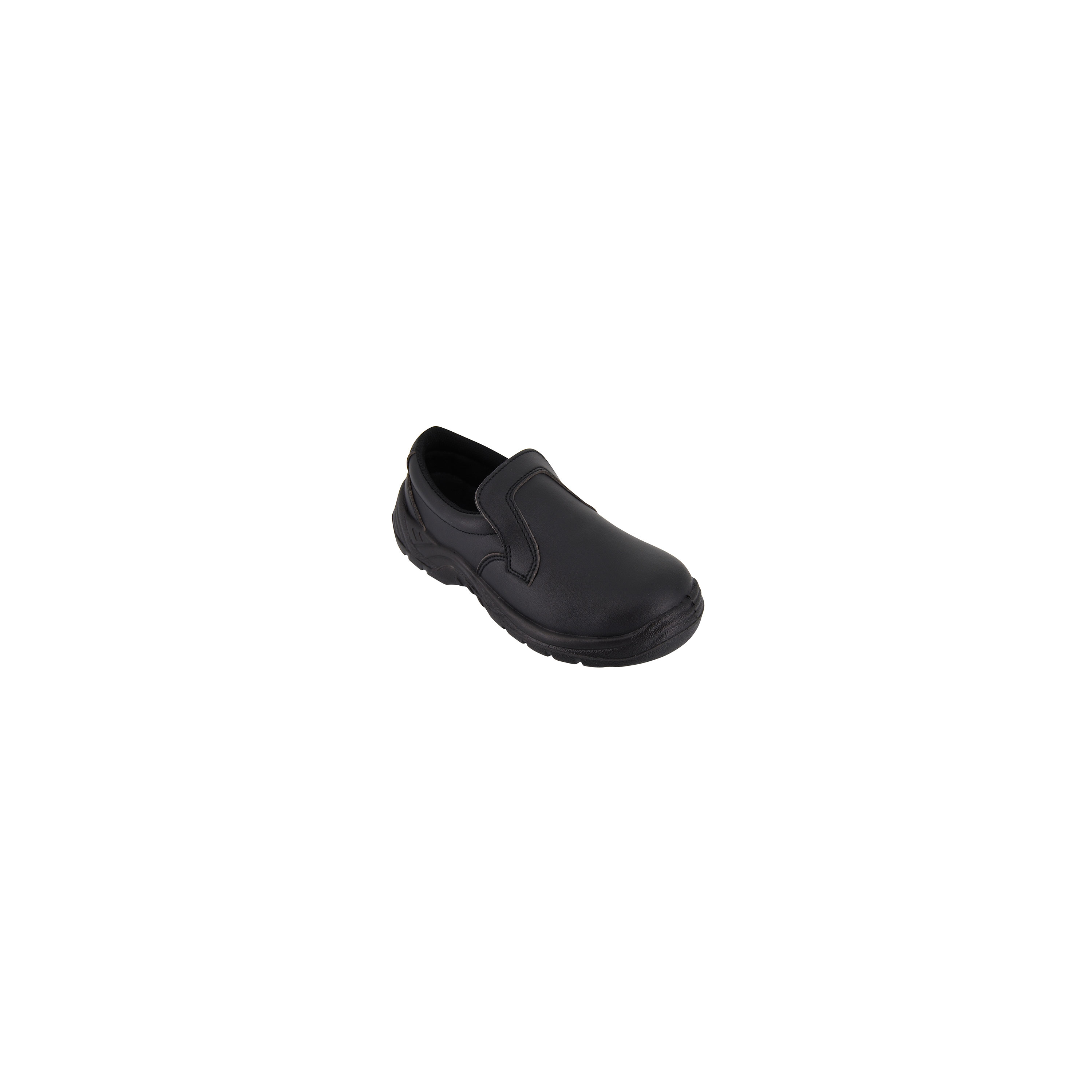 Chaussure de cuisine noire forme mocassin de s curit