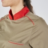 Veste de cuisine chocolat manches longues