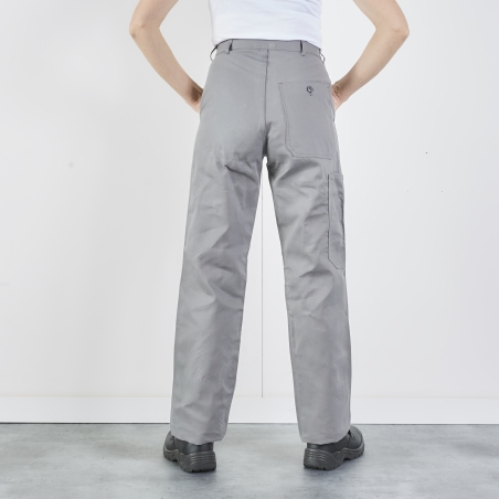 Pantalon de travail 100 % coton Gris