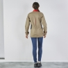 Veste de cuisine chocolat manches longues