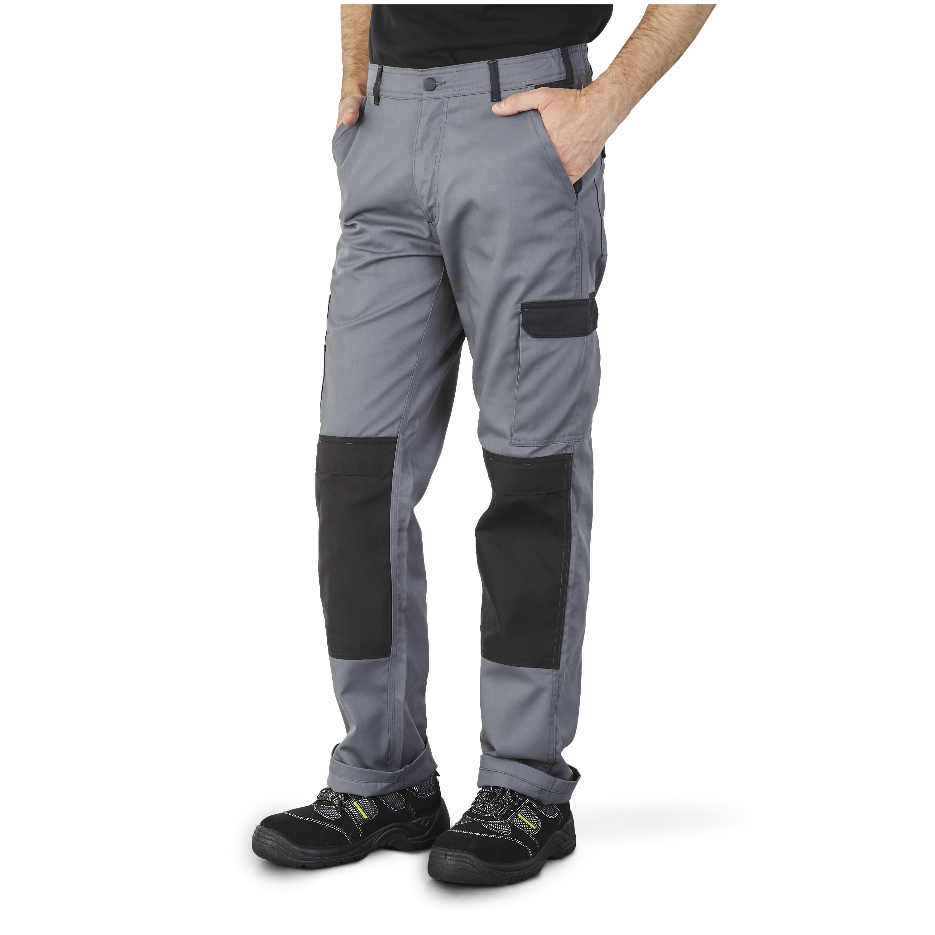 PANTALON DE TRAVAIL TAILLE HELIOS GRIS-NOIR Taille 58 (108-113)