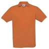 Polo flocage broderie orange pour Homme manches courtes