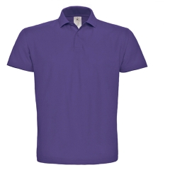 Polo manches courte gris à personnalsier