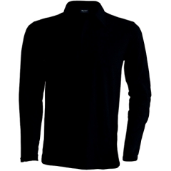 POLO MANCHES LONGUES Noir