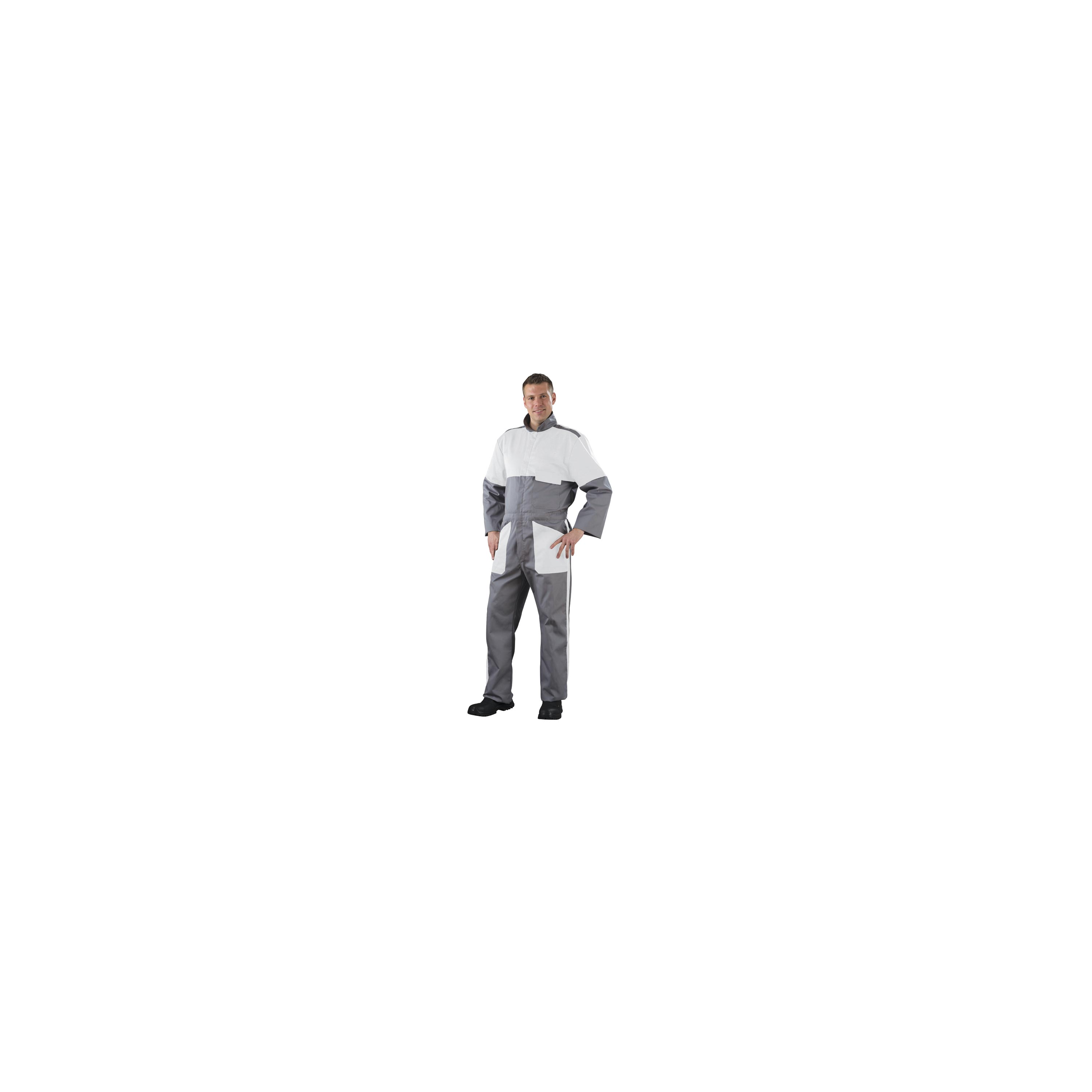 Combinaison travail Couleur gris et Blanc