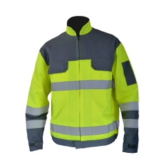 PBV BLOUSON HV TYPHON JAUNE/GRIS T1