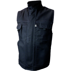 PBV GILET SS MANCHE TYPHON CP NOIR T1