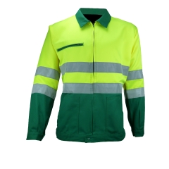 PBV BLOUSON HV EN20471 VERT/JAUNE