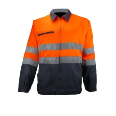 PBV BLOUSON HV EN20471 GRIS/ORANGE