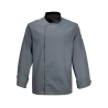 PBV VESTE CUISINE ML PC  GRIS/NOIR T0