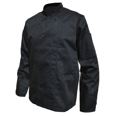 PBV VESTE CUISINE PC  NOIR PRESSIONS T0