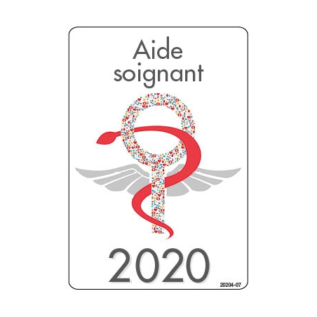 Caducée 2020 fantaisie Aide Soignant 2020