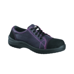 Chaussure de cuisine femme basse prune S3