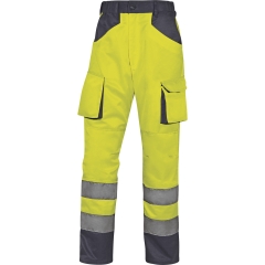 PANTALON M2 JAUNE FL/GRIS