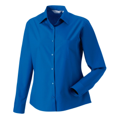 Chemisier manches longues Femme couleur aztec blue