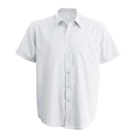 Chemise homme manches courtes white