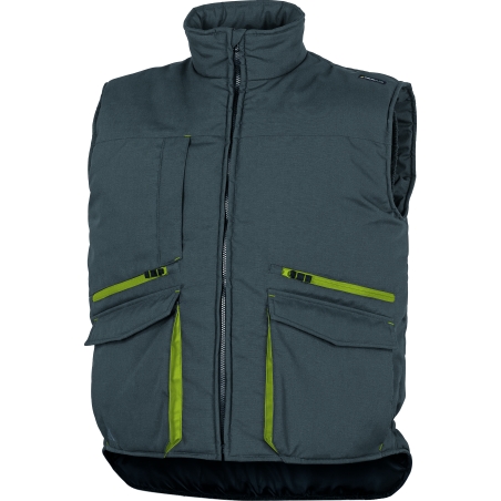 GILET SIERRA2 GRIS/VERT 3XL