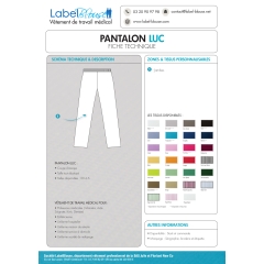 Pantalon medical de travail...