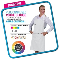 Tablier de cuisine et service TBI à personnaliser