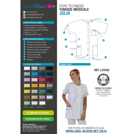 Fiche technique de la référence LOT050