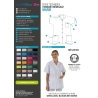 Tunique medical col tailleur Blanche