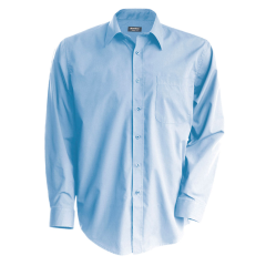 Chemise homme manches longues ciel