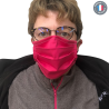 Masque anti projection Fuchsia Fabrication Francaise Masque anti projection Fuchsia Fabrication Francaise