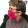 Masque anti projection Fuchsia Fabrication Francaise Masque anti projection Fuchsia Fabrication Francaise