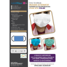 Masque anti-projection en tissu lavable et réutilisable Masque anti-projection en tissu lavable et réutilisable
