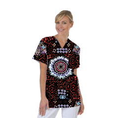 Marinière médicale Femme imprimée 03