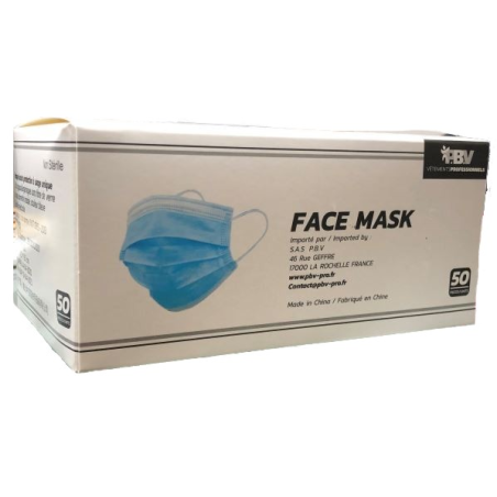 Masque usage medical jetable