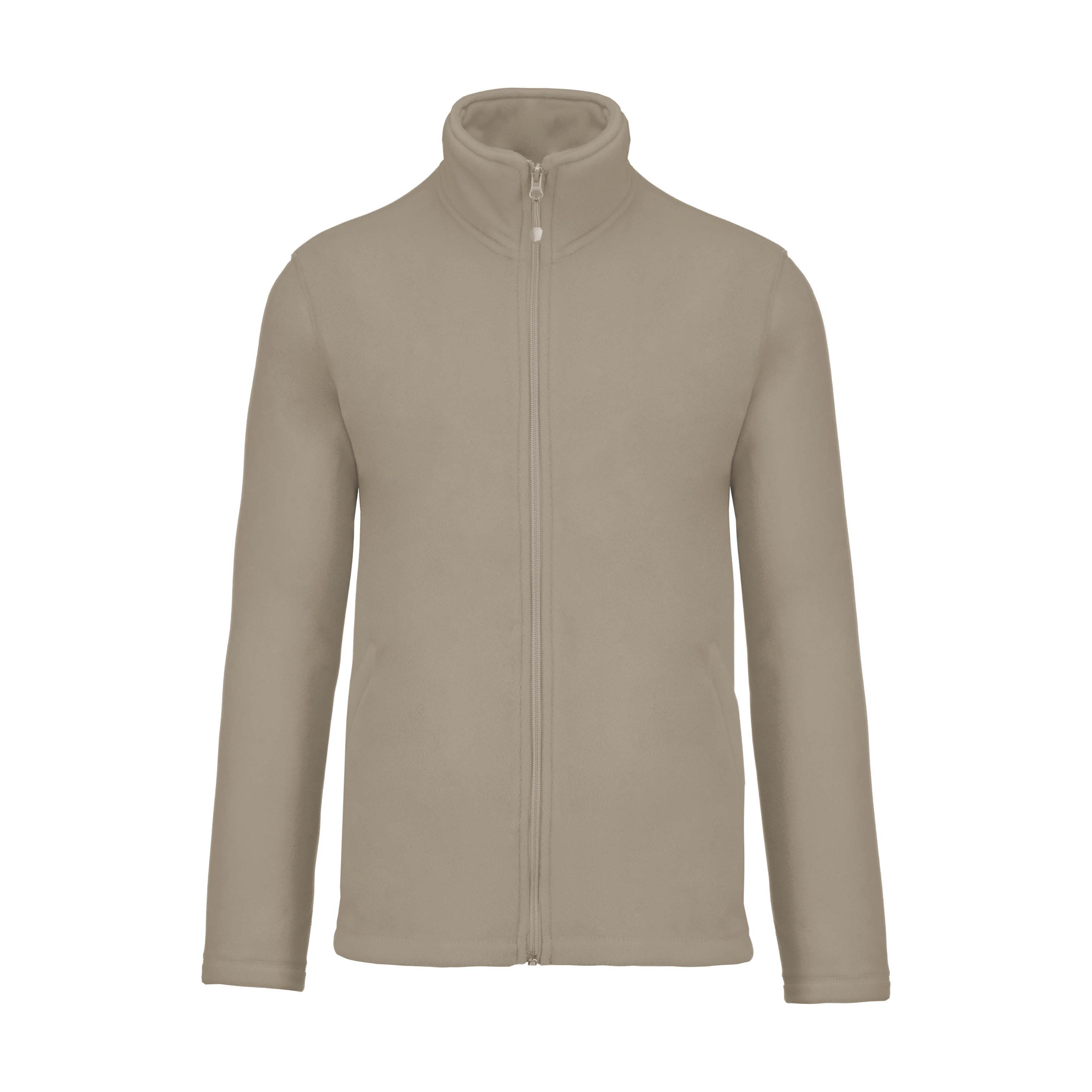 Veste Micropolaire zippée Beige A broder
