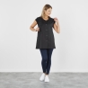 Blouse tablier sans manches noire