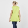 Blouse tablier sans manches vert lime