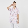 Blouse medicale impirmée type marinière