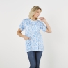 blouse médicale imprimée cachemire 2