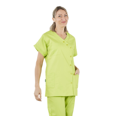 Tunique de travaille femme croisée Vert Lime